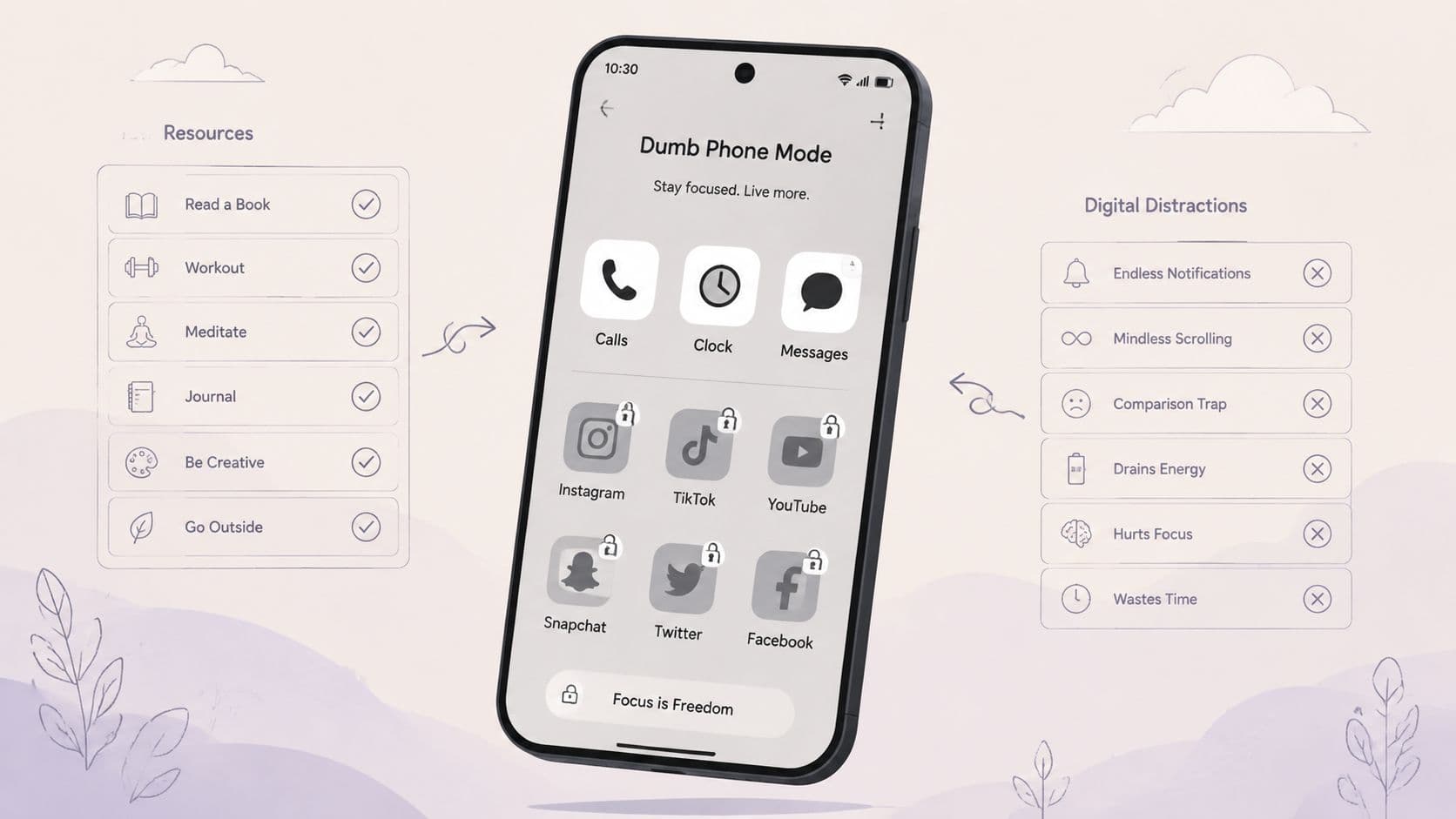 10 Dumb Phone App Options for a Calmer Android
